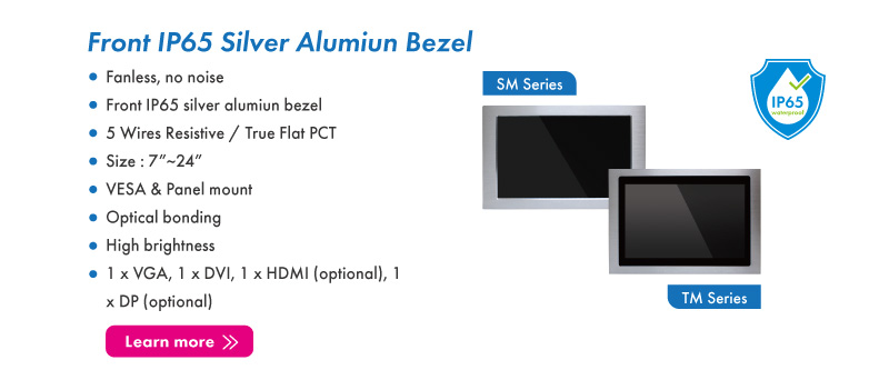 touch-display-series-front-ip65-silver-alumiun-bezel-kingdy-ipc-solutions
