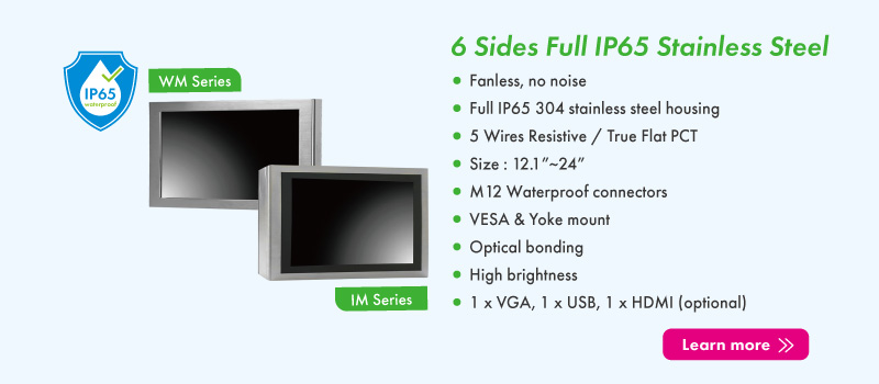 touch-display-series-6-sides-full-IP65-stainless-steel-kingdy-ipc-solutions